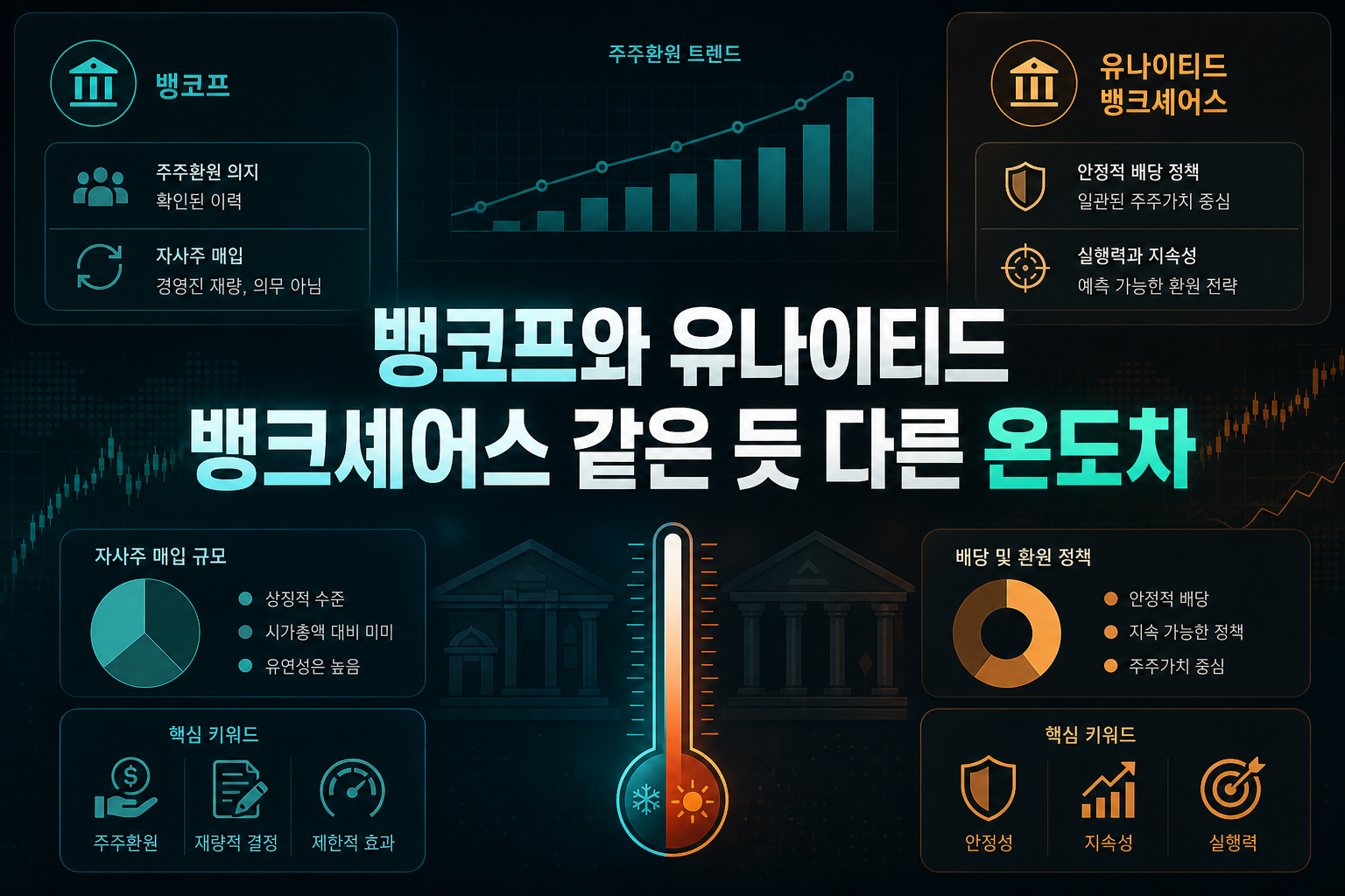 FS 뱅코프와 유나이티드 뱅크셰어스, 같은 듯 다른 온도차