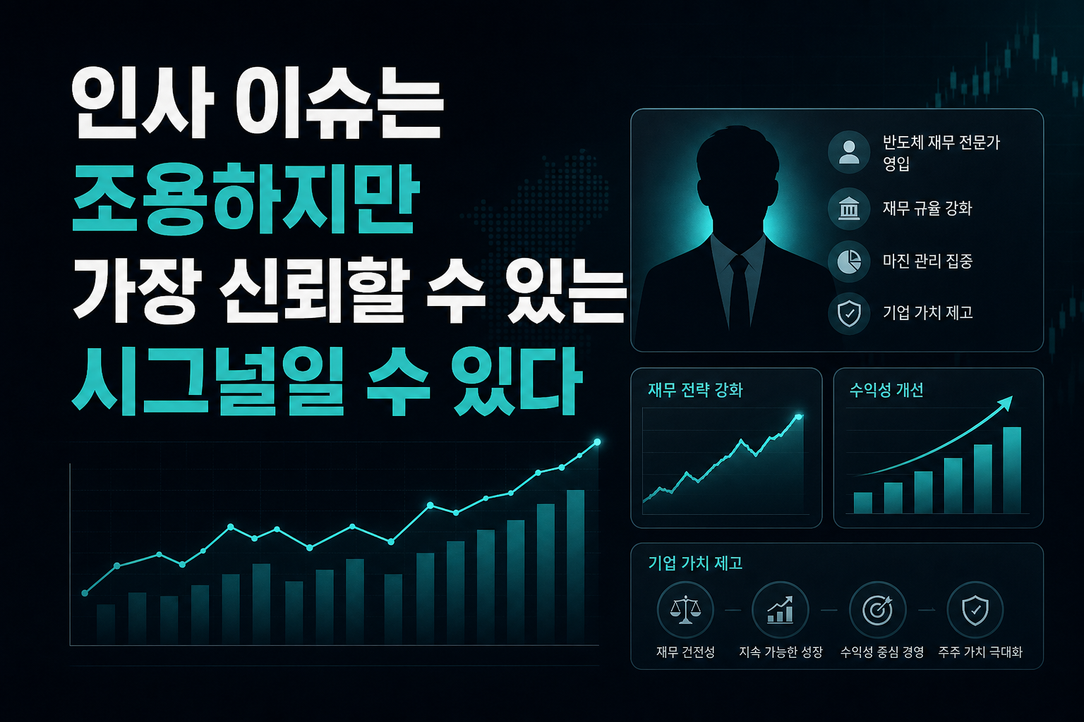 인사 이슈는 조용하지만 가장 신뢰할 수 있는 시그널일 수 있다