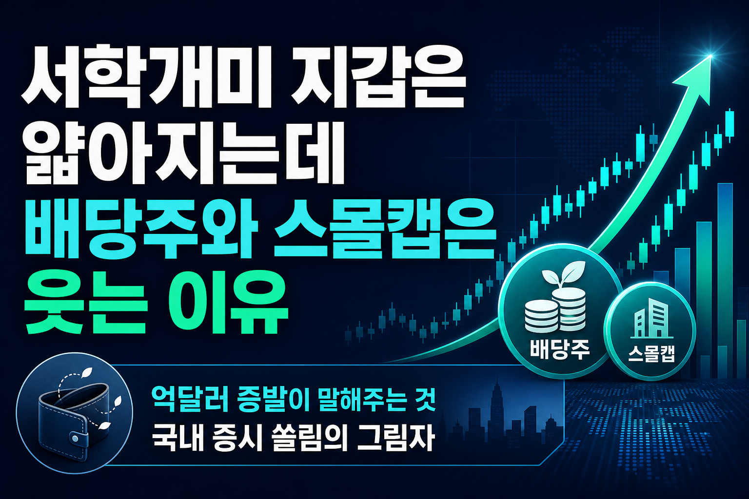 서학개미 지갑은 얇아지는데, 배당주와 스몰캡은 웃는 이유