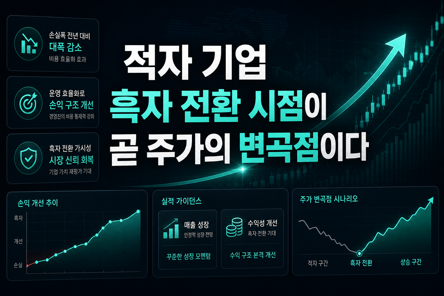 적자 기업, 흑자 전환 시점이 곧 주가의 변곡점이다