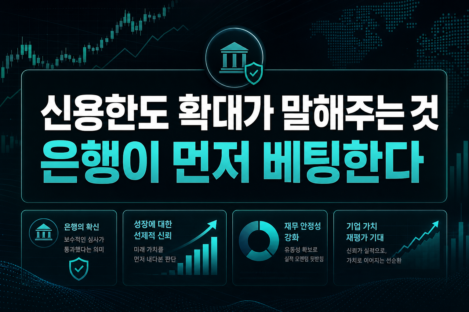 신용한도 확대가 말해주는 것: 은행이 먼저 베팅한다