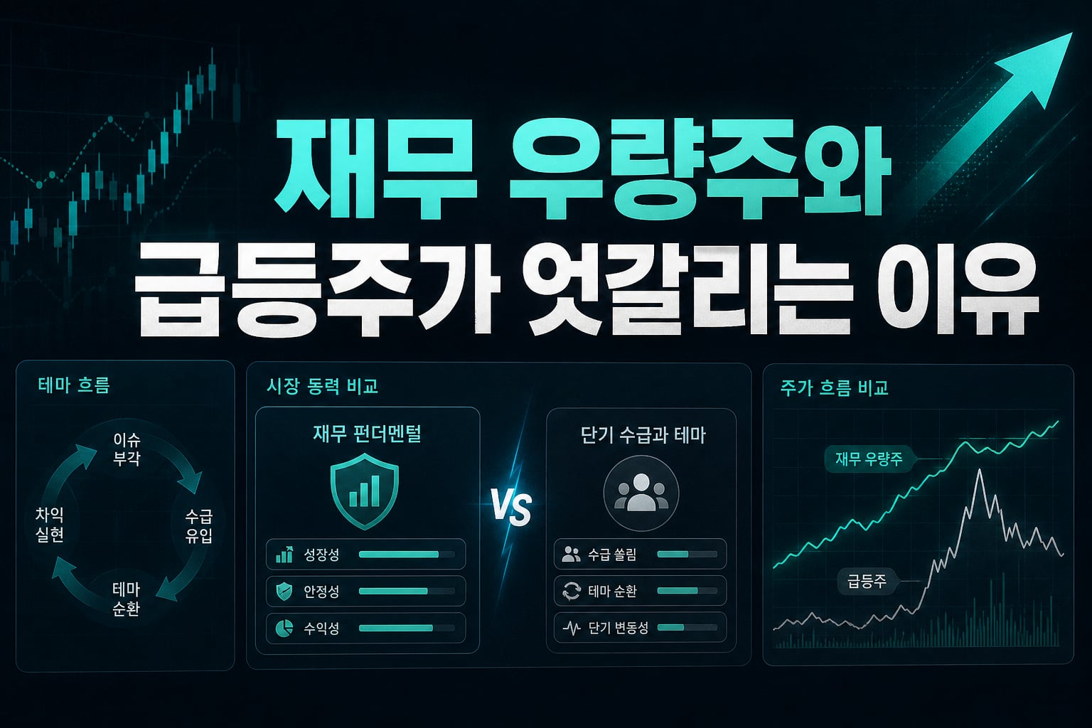 재무 우량주와 급등주가 엇갈리는 이유