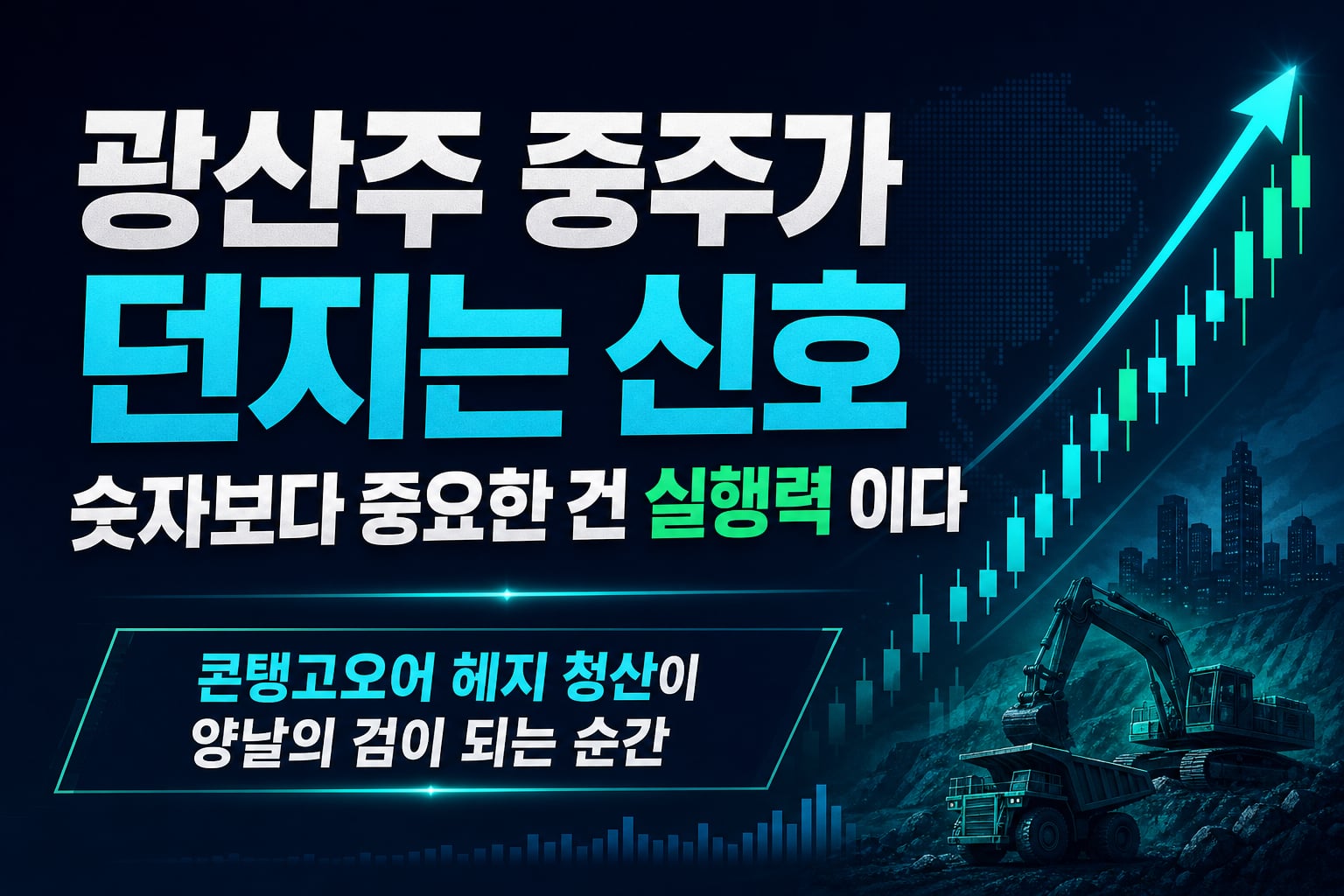 광산주 4중주가 던지는 신호, 숫자보다 중요한 건 '실행력'이다
