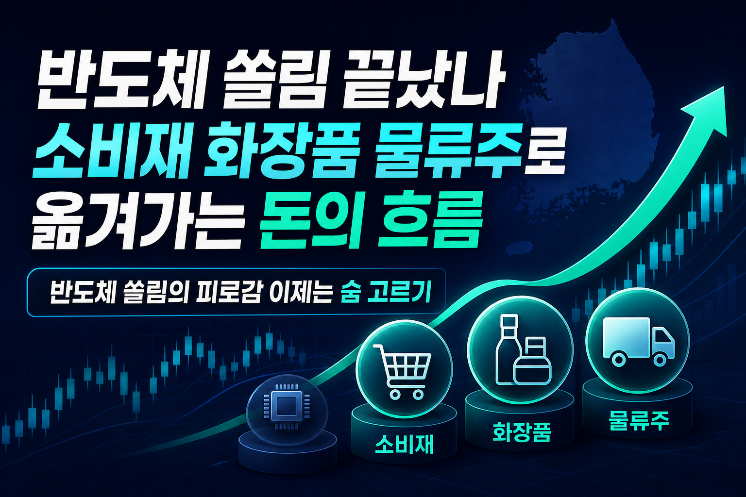 반도체 쏠림 끝났나…소비재·화장품·물류주로 옮겨가는 돈의 흐름