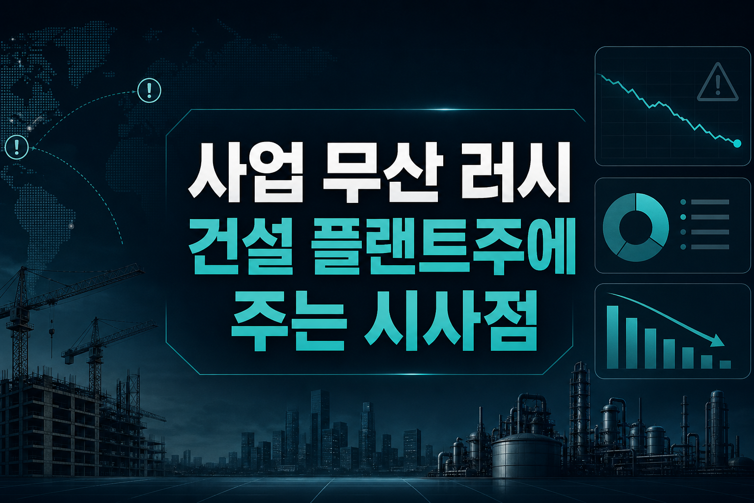 ODA 사업 무산 러시, 건설·플랜트주에 주는 시사점
