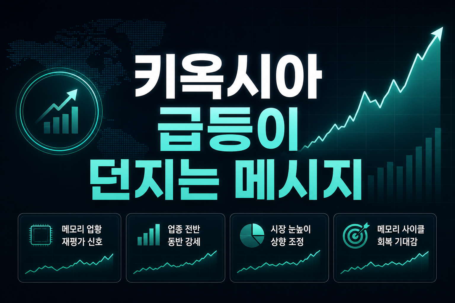 키옥시아 15% 급등이 던지는 메시지