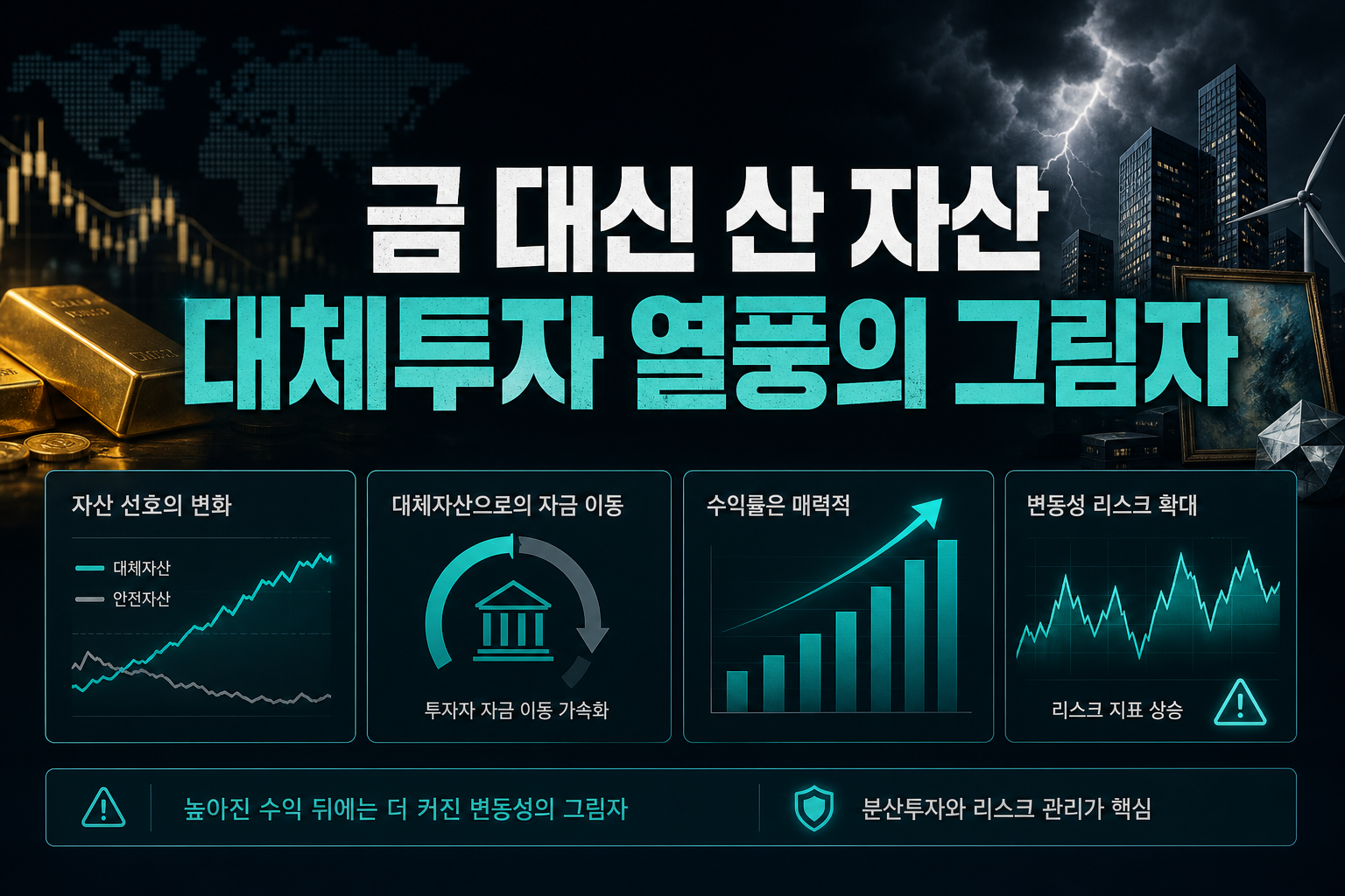 금 대신 산 자산, 대체투자 열풍의 그림자