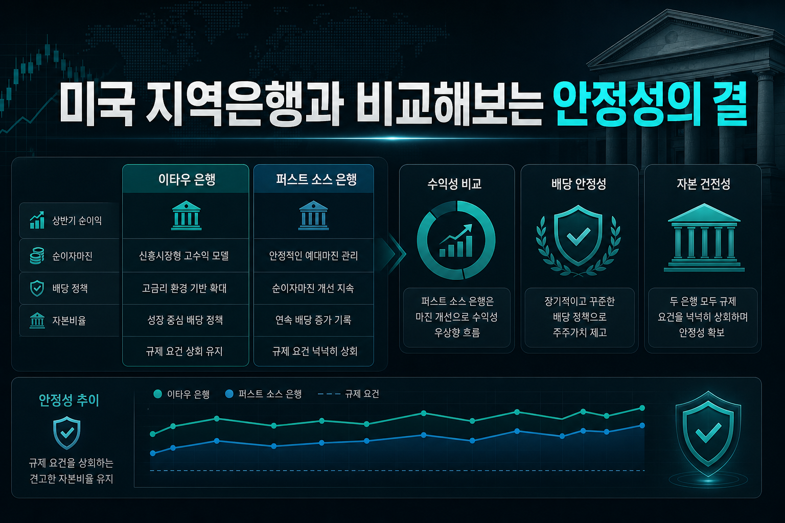 미국 지역은행과 비교해보는 안정성의 결