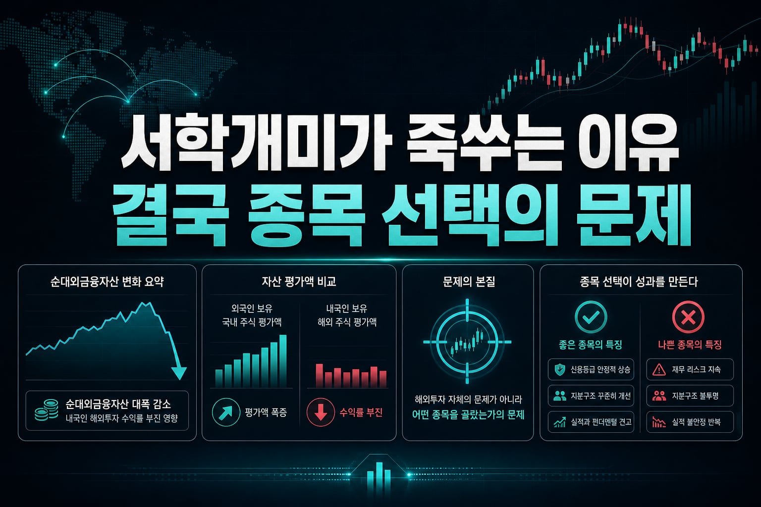 서학개미가 죽쑤는 이유, 결국 종목 선택의 문제