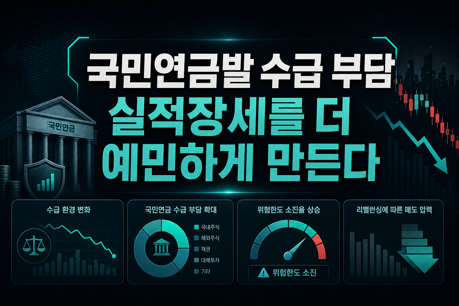 국민연금발 수급 부담, 실적장세를 더 예민하게 만든다