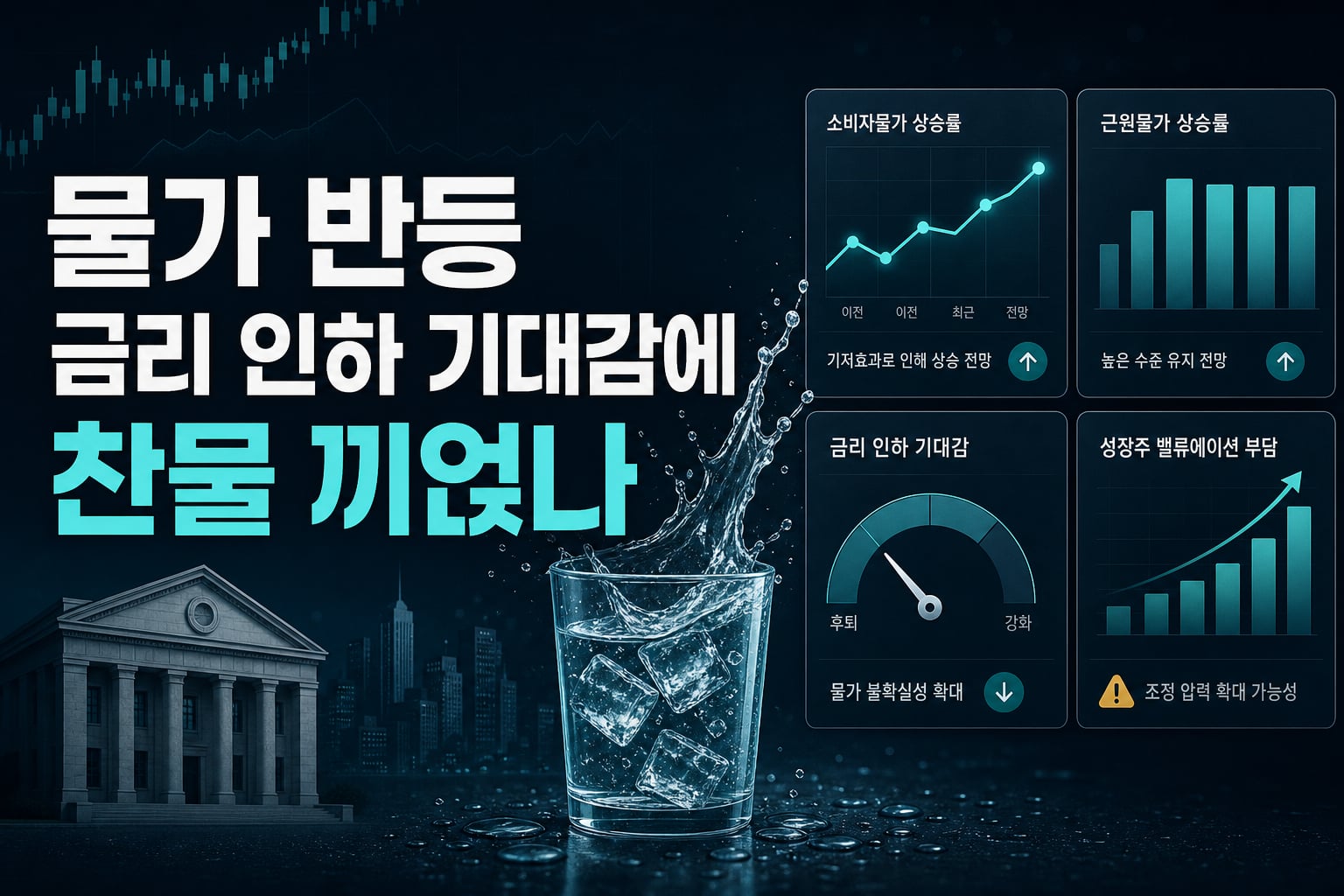 물가 반등, 금리 인하 기대감에 찬물 끼얹나