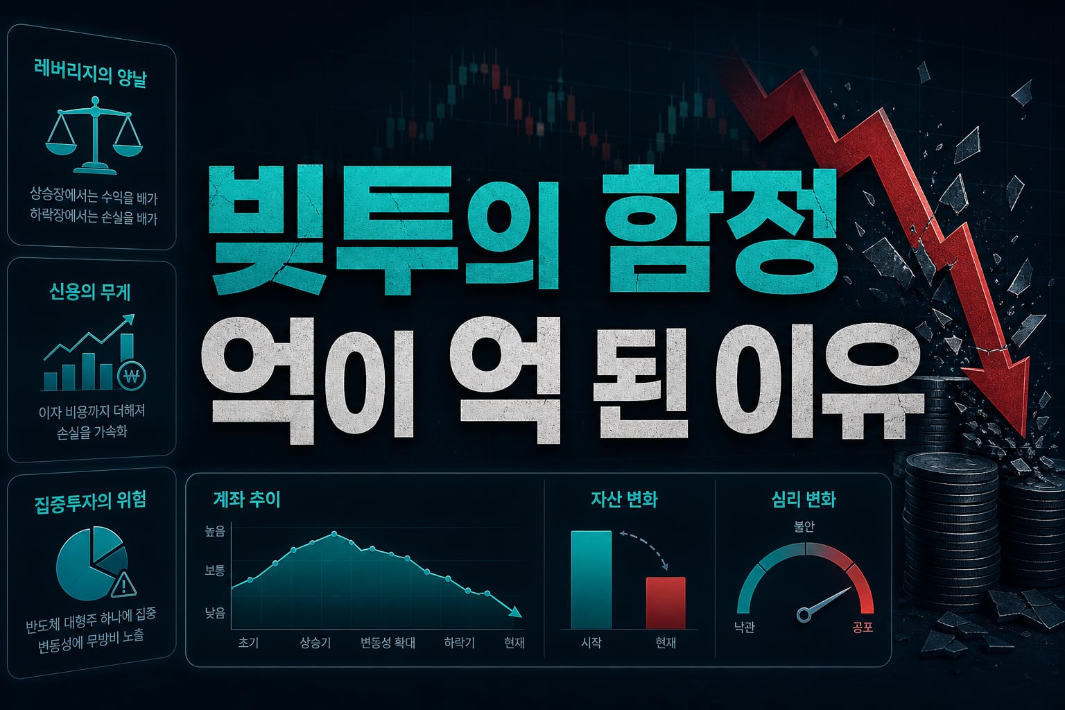 빚투의 함정, 6억이 3억 된 이유