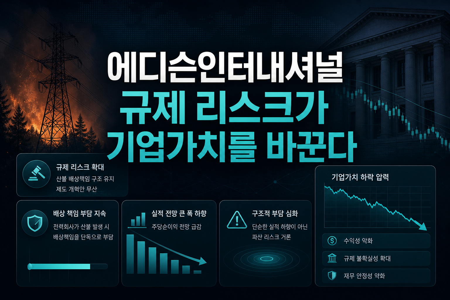 에디슨인터내셔널, 규제 리스크가 기업가치를 바꾼다