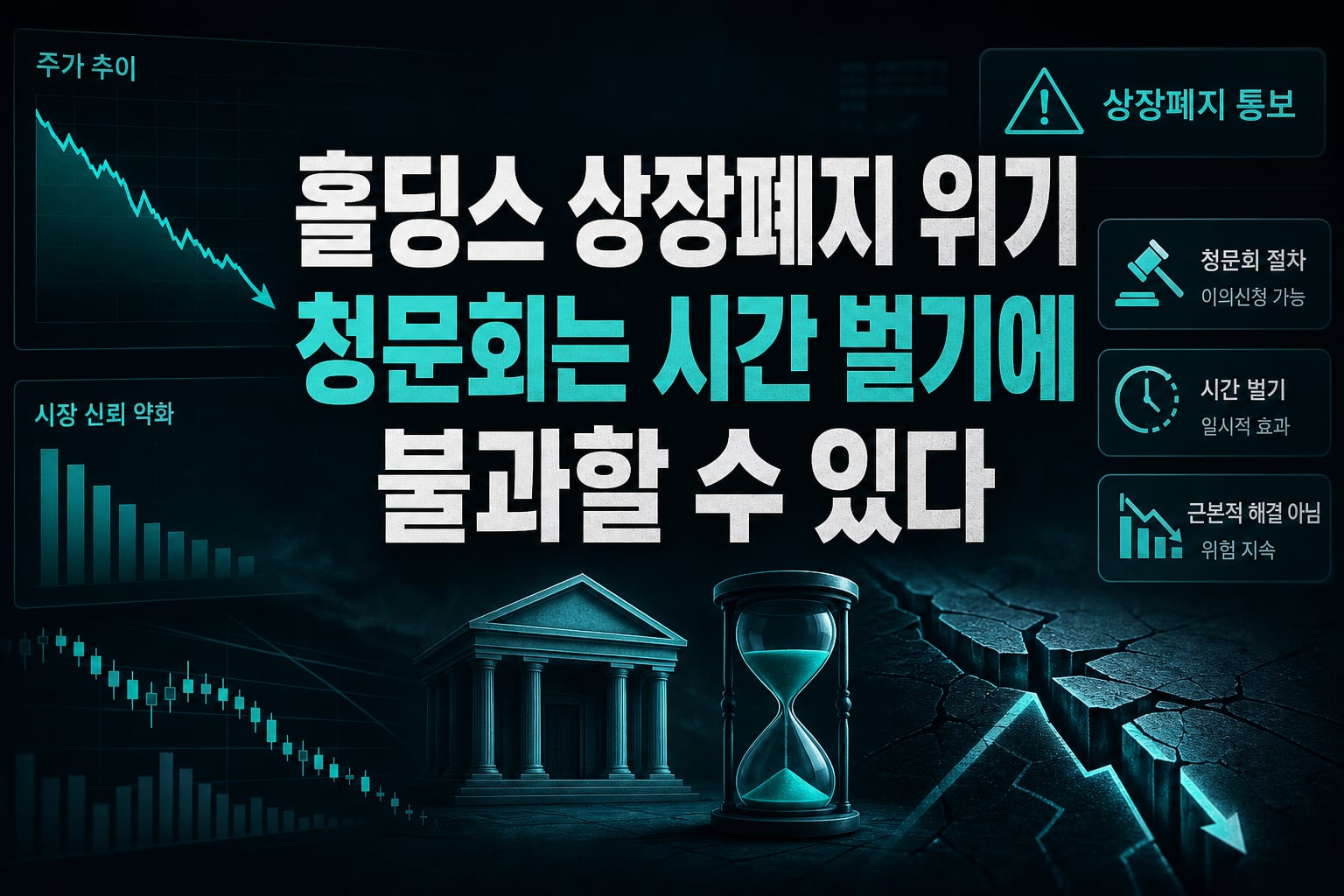 OSR홀딩스 상장폐지 위기, 청문회는 시간 벌기에 불과할 수 있다