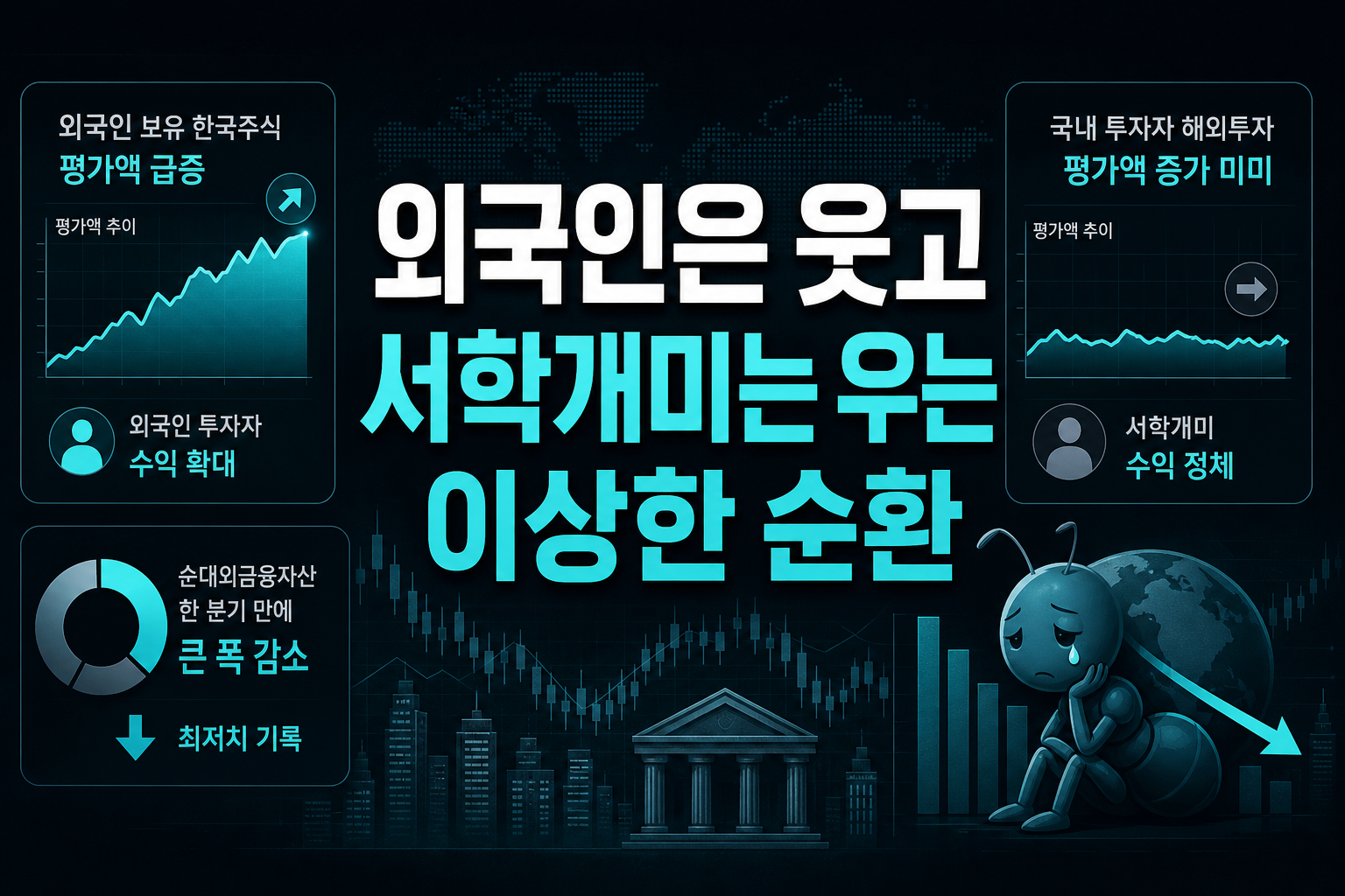 외국인은 웃고 서학개미는 우는 이상한 순환