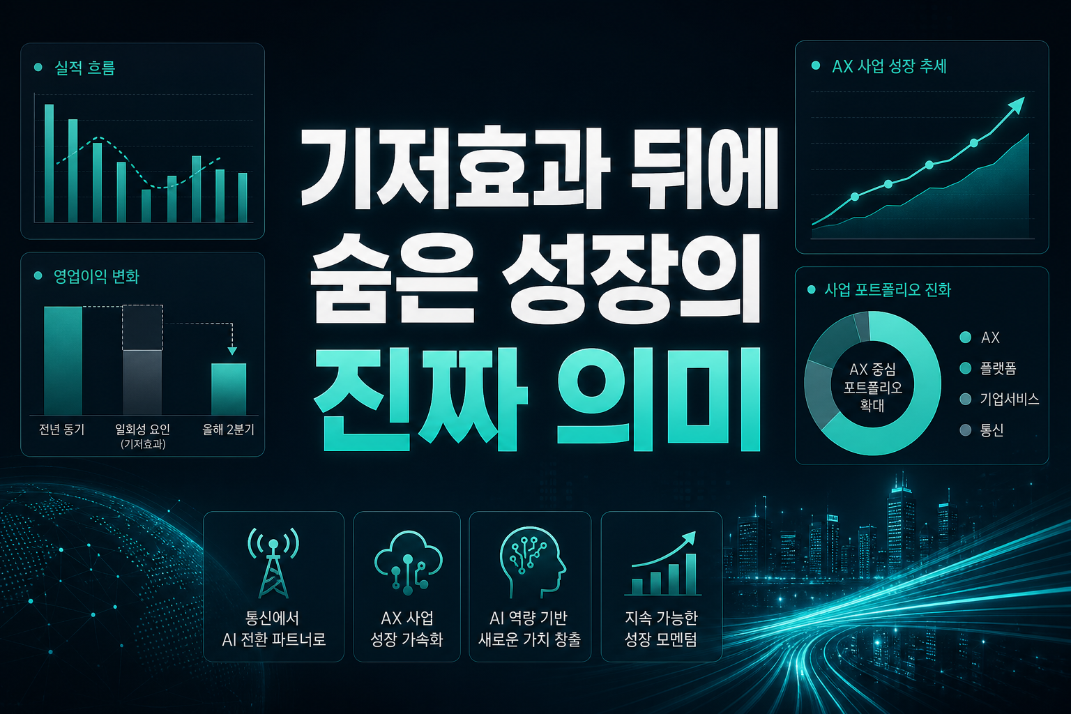 KT, 기저효과 뒤에 숨은 AX 성장의 진짜 의미