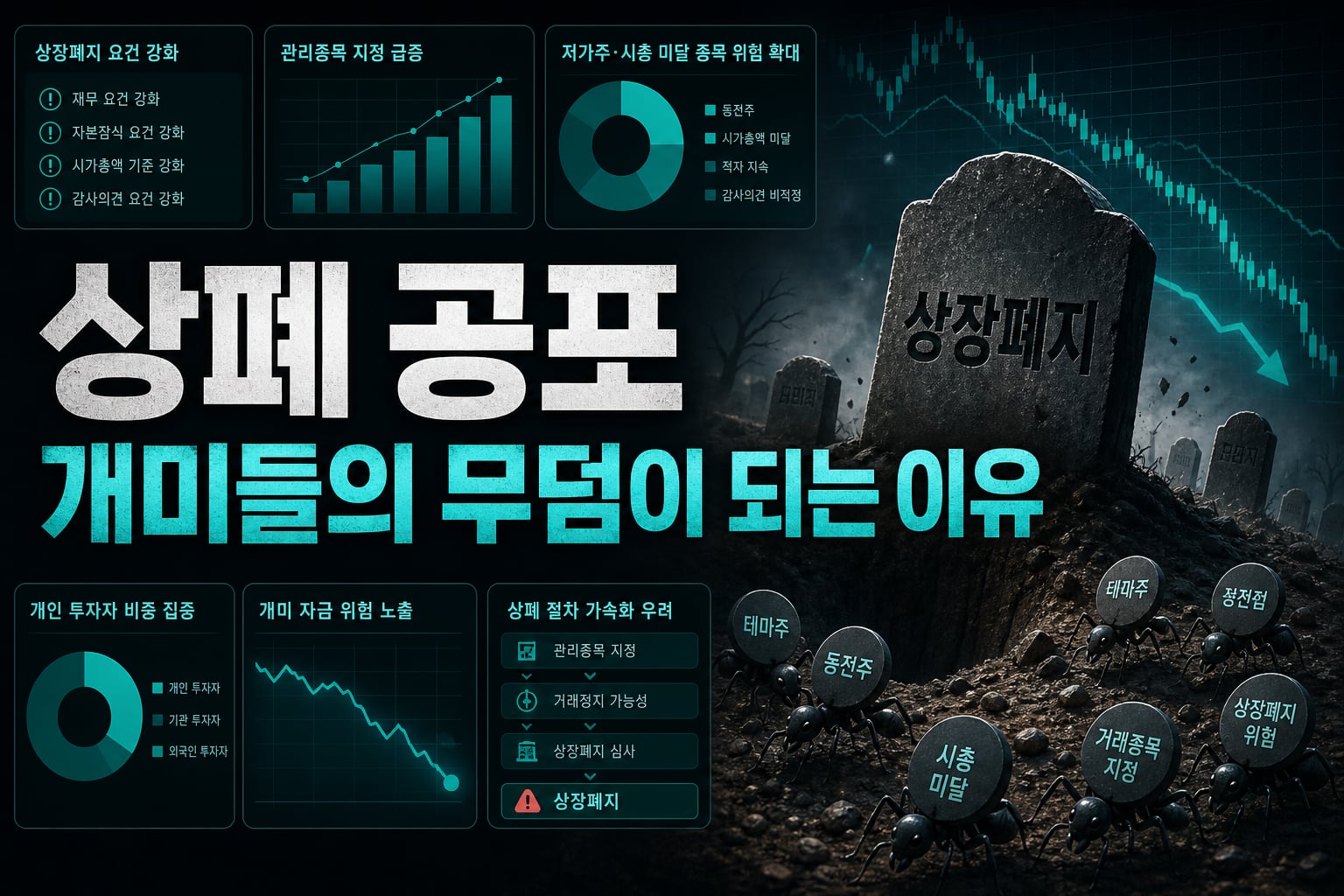 상폐 공포, 개미들의 무덤이 되는 이유