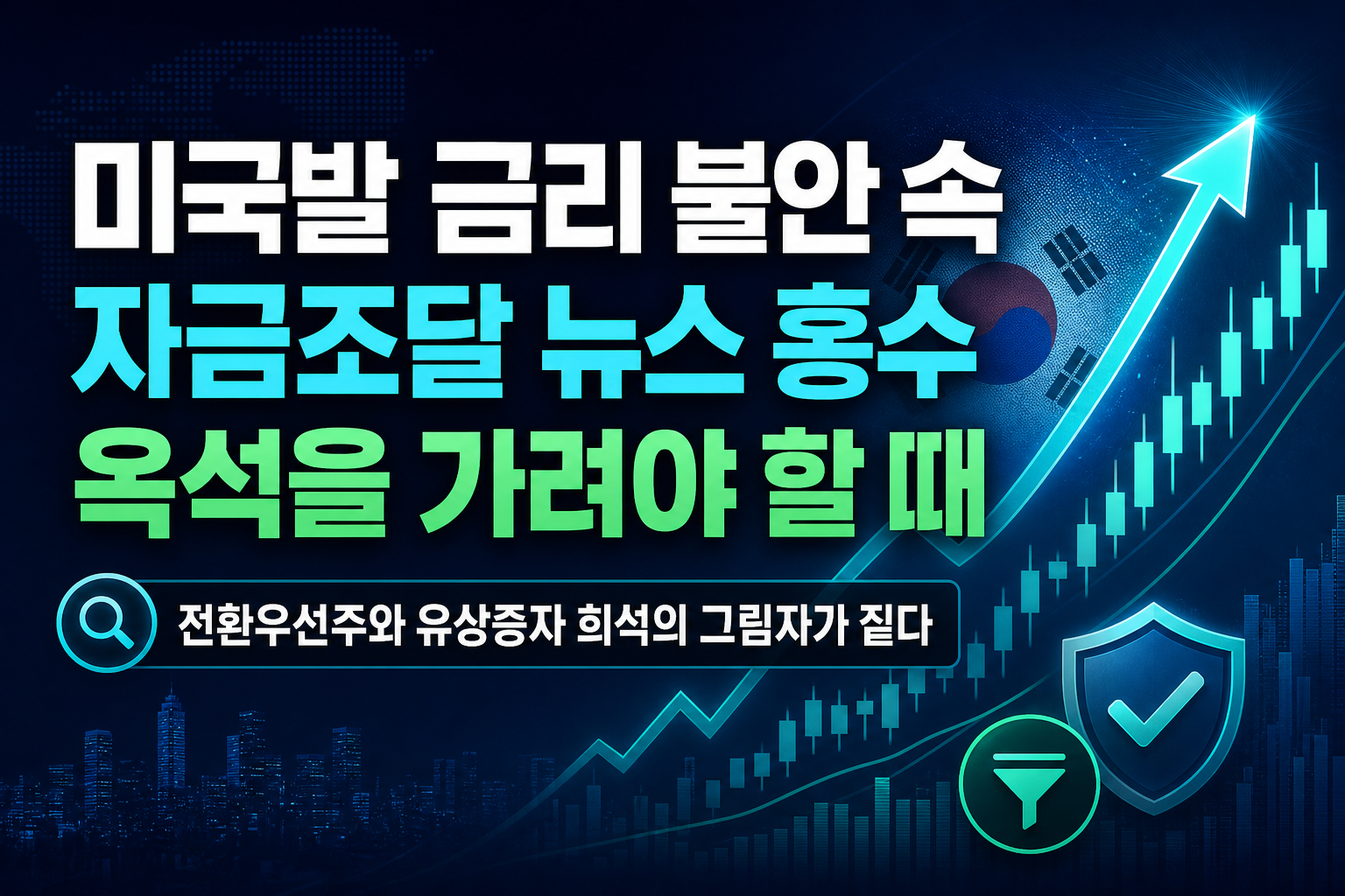 미국발 금리 불안 속 자금조달 뉴스 홍수, 옥석을 가려야 할 때
