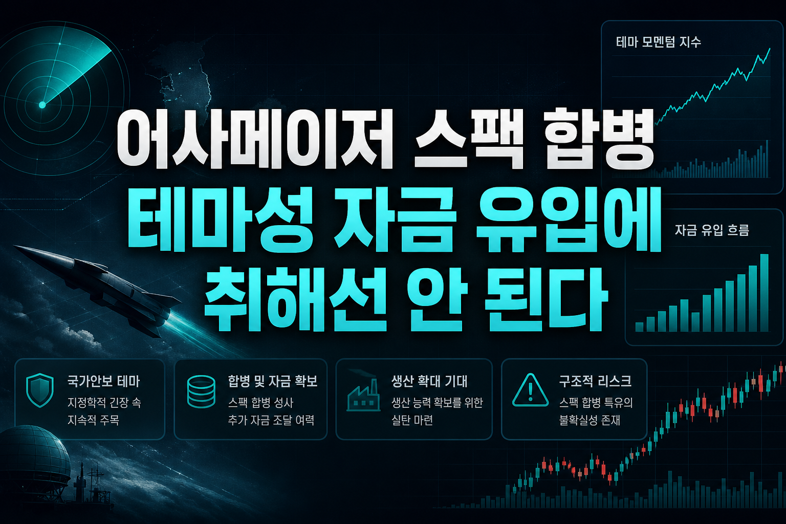 어사메이저 스팩 합병, 테마성 자금 유입에 취해선 안 된다