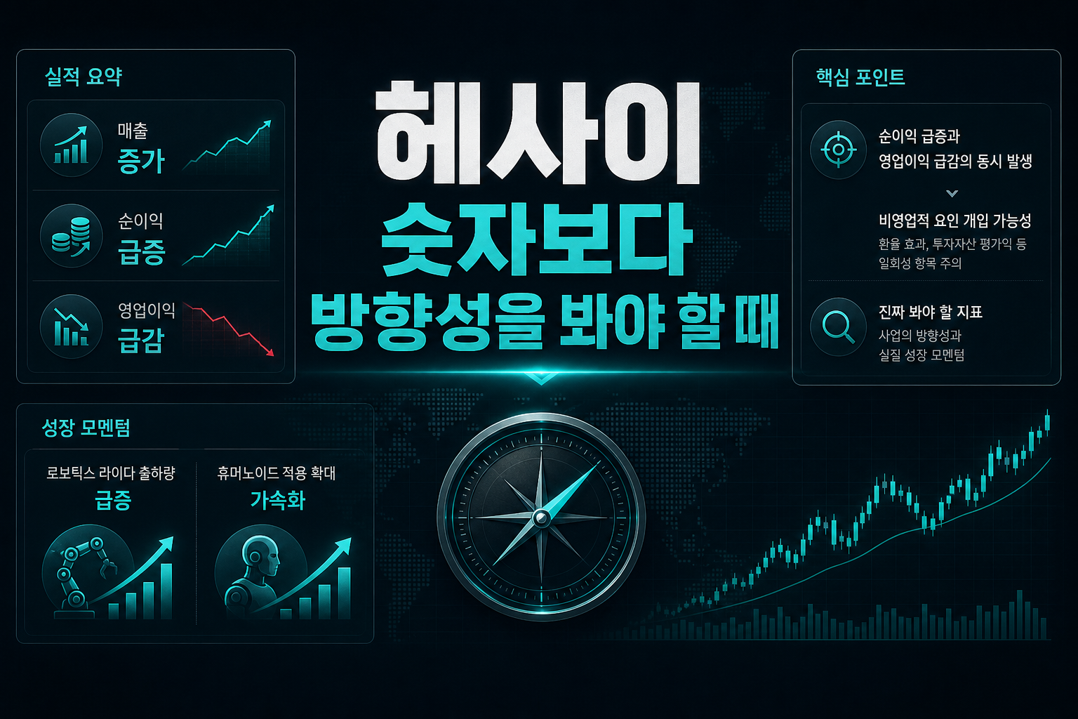 헤사이, 숫자보다 방향성을 봐야 할 때