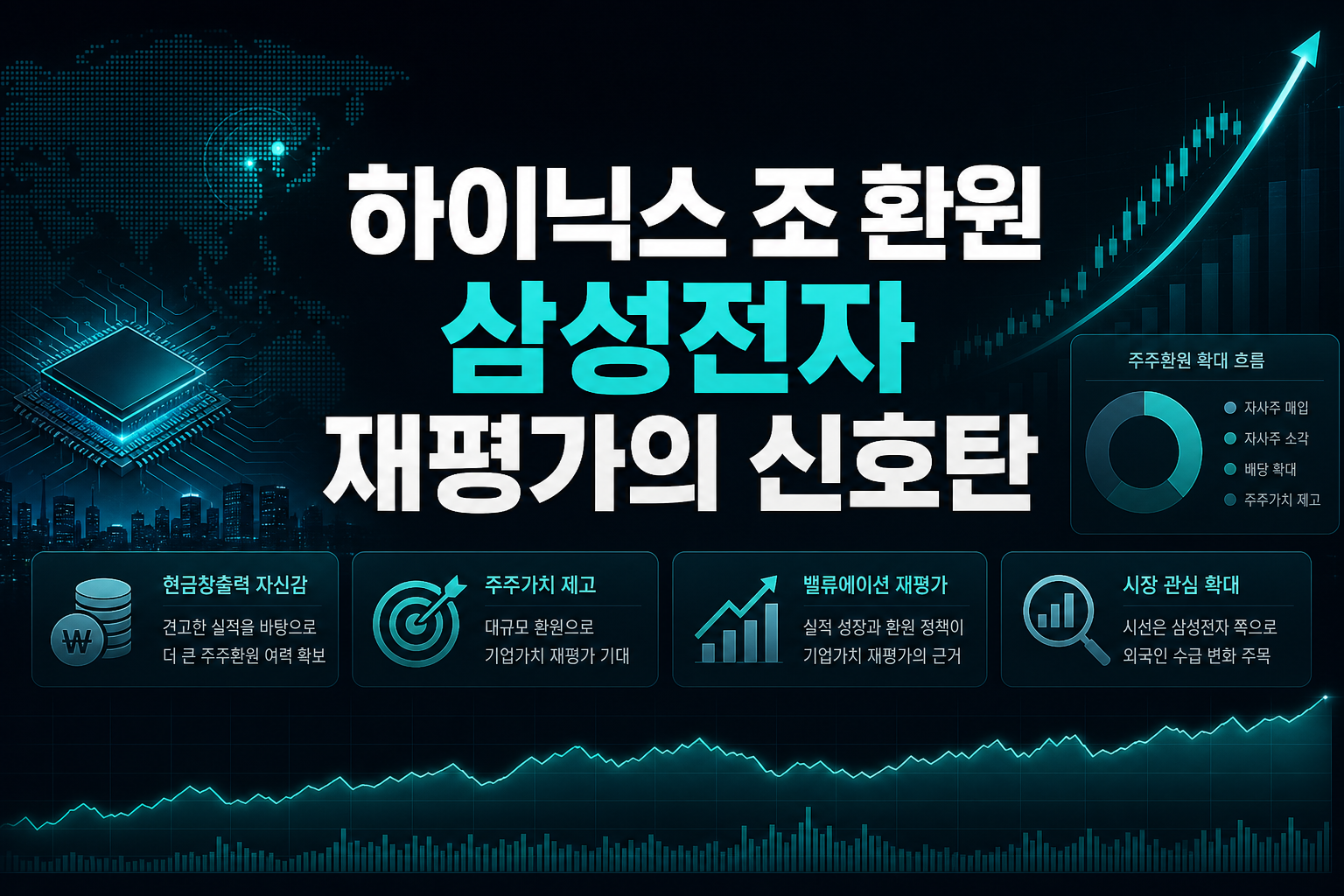 SK하이닉스 40조 환원, 삼성전자 재평가의 신호탄