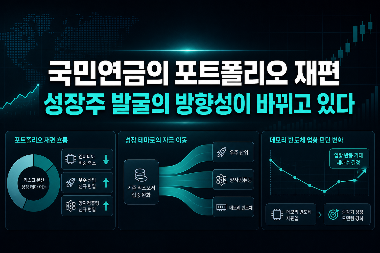 국민연금의 포트폴리오 재편, 성장주 발굴의 방향성이 바뀌고 있다