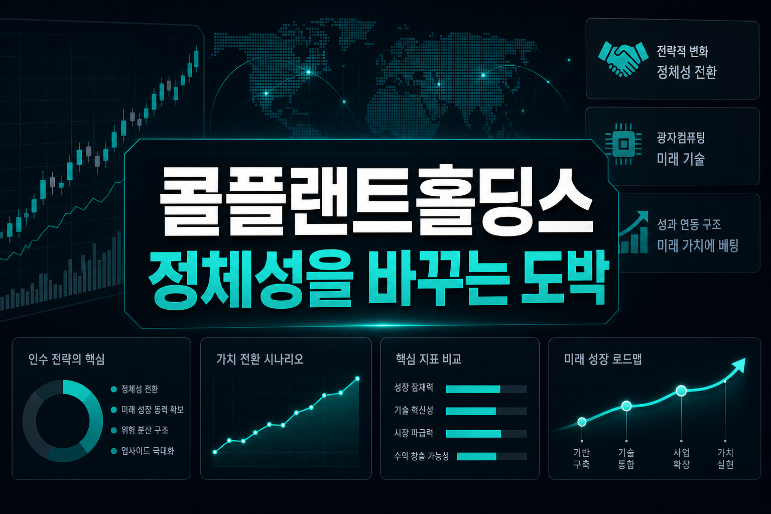 콜플랜트홀딩스, 정체성을 바꾸는 도박