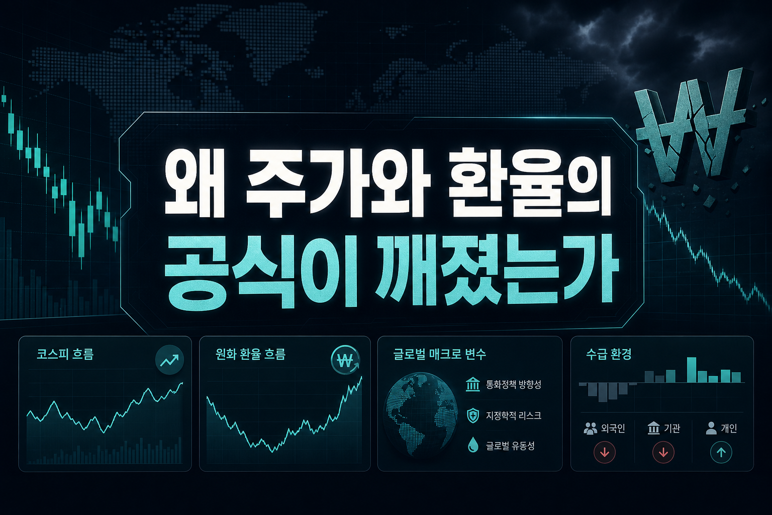왜 주가와 환율의 공식이 깨졌는가