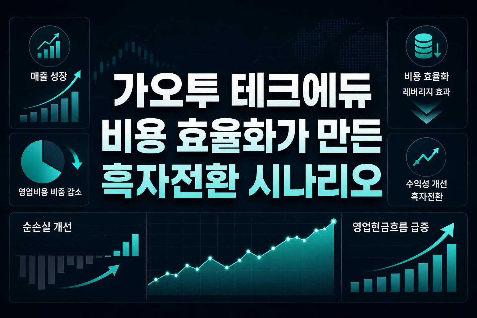가오투 테크에듀, 비용 효율화가 만든 흑자전환 시나리오