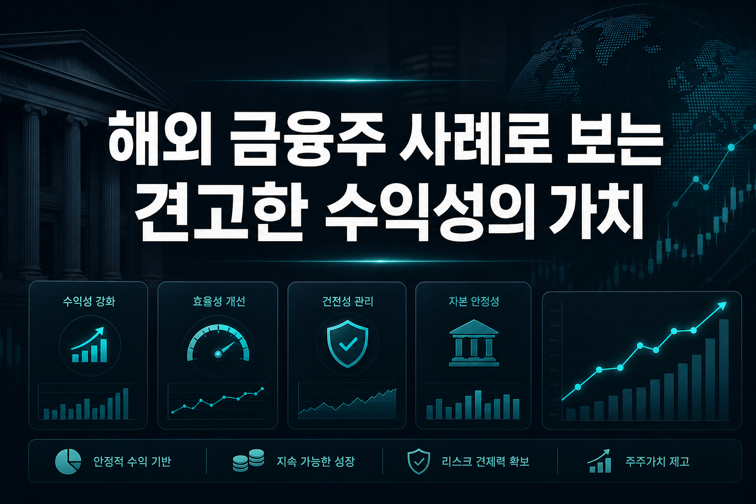 해외 금융주 사례로 보는 견고한 수익성의 가치