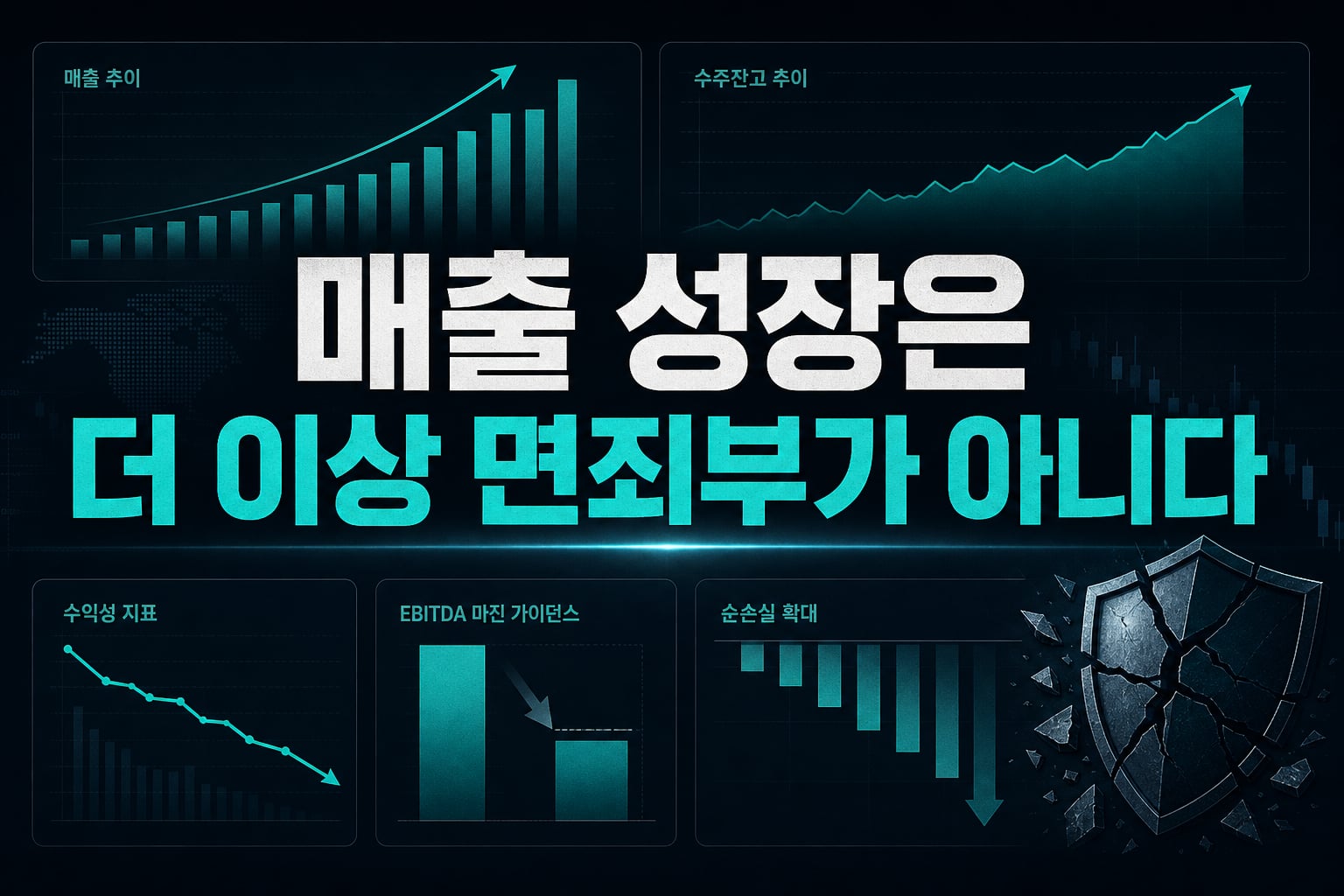 매출 성장은 더 이상 면죄부가 아니다