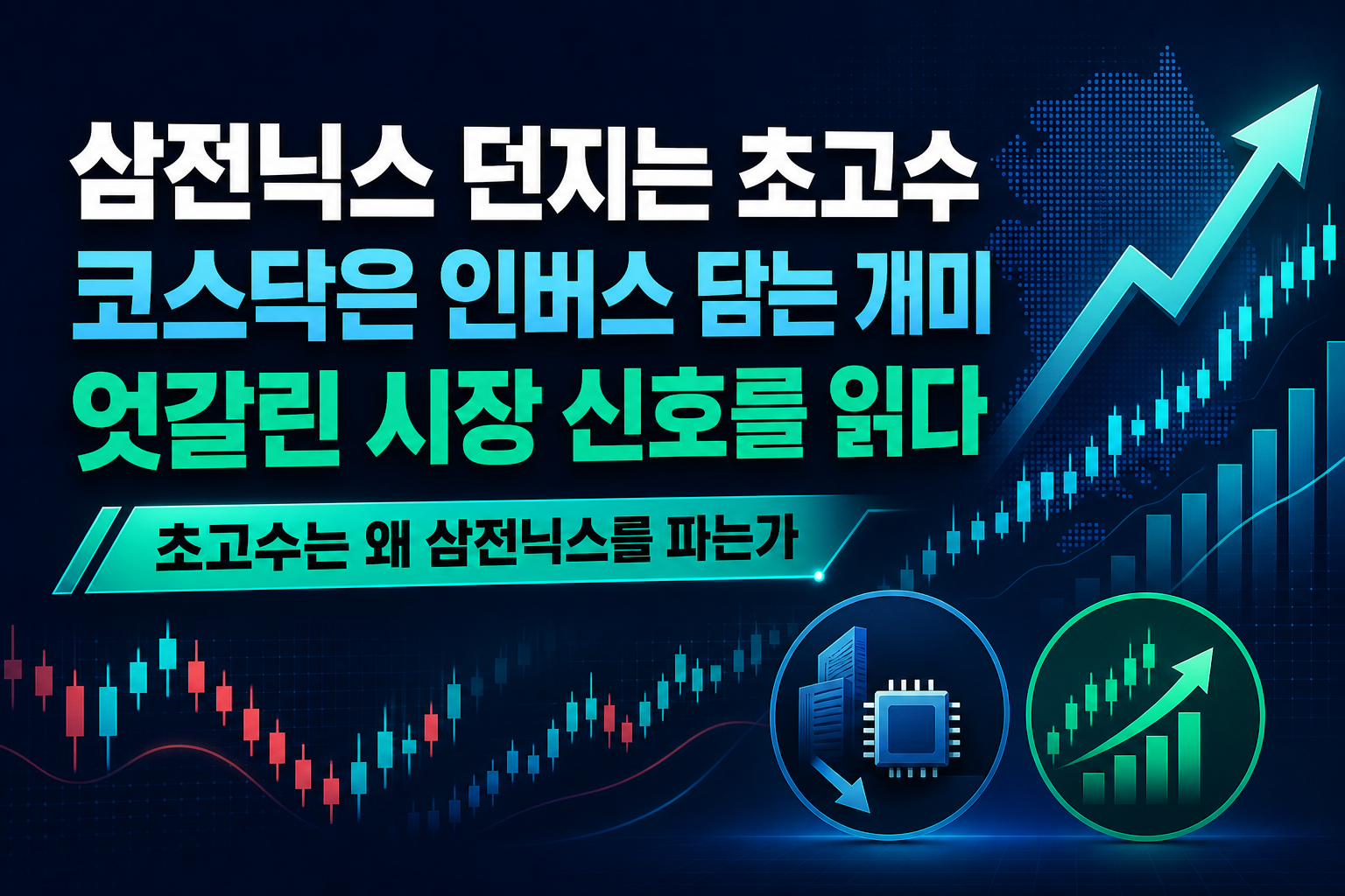 삼전닉스 던지는 초고수, 코스닥은 인버스 담는 개미…엇갈린 시장 신호를 읽다