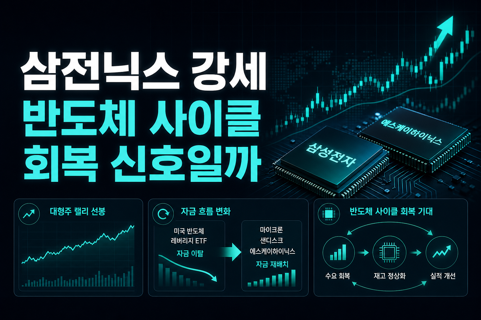 삼전닉스 강세, 반도체 사이클 회복 신호일까