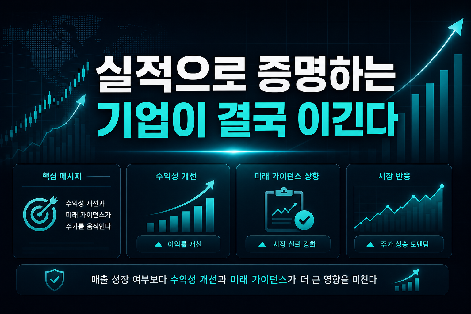 실적으로 증명하는 기업이 결국 이긴다