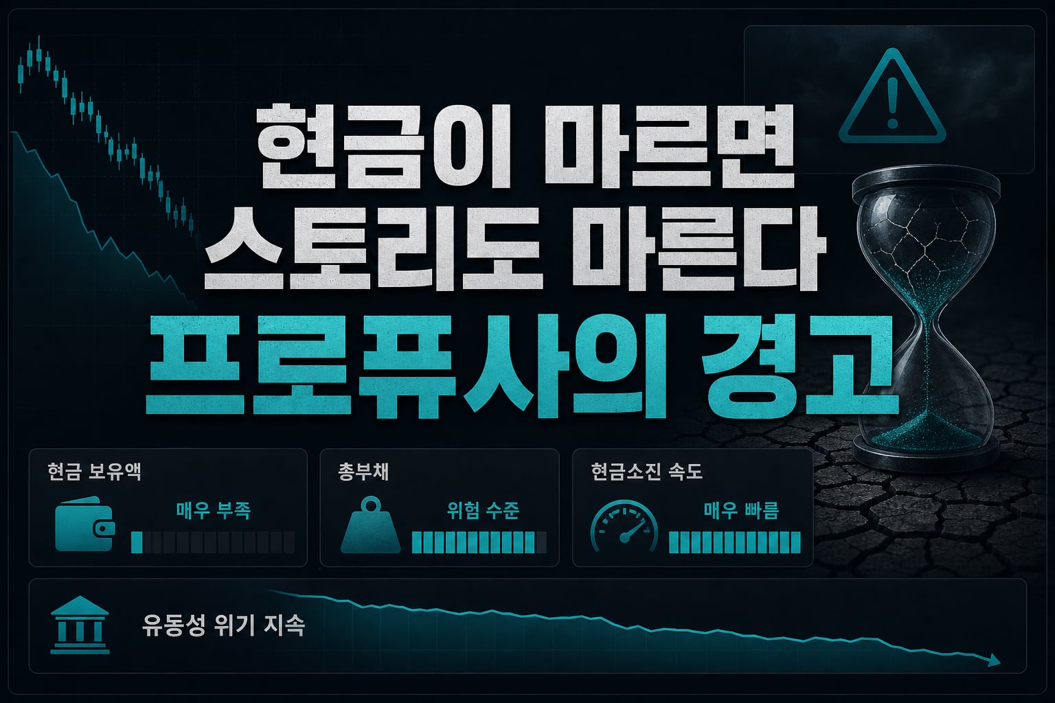 현금이 마르면 스토리도 마른다, 프로퓨사의 경고