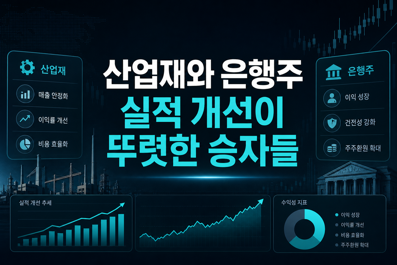 산업재와 은행주, 실적 개선이 뚜렷한 승자들
