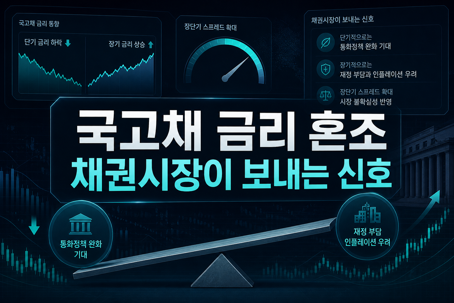 국고채 금리 혼조, 채권시장이 보내는 신호