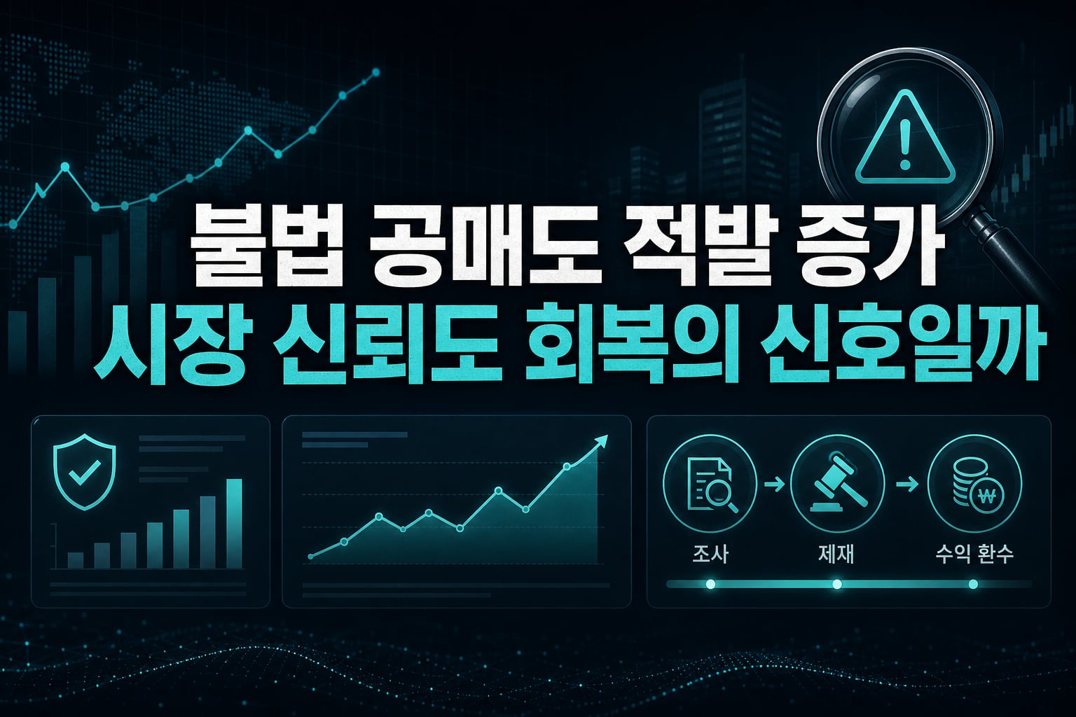 불법 공매도 적발 증가, 시장 신뢰도 회복의 신호일까
