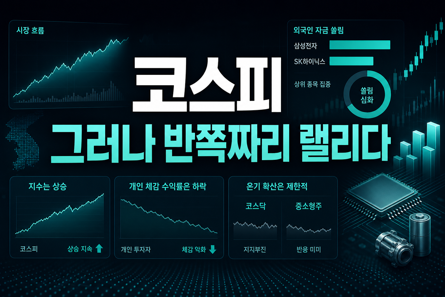 코스피 7000, 그러나 반쪽짜리 랠리다