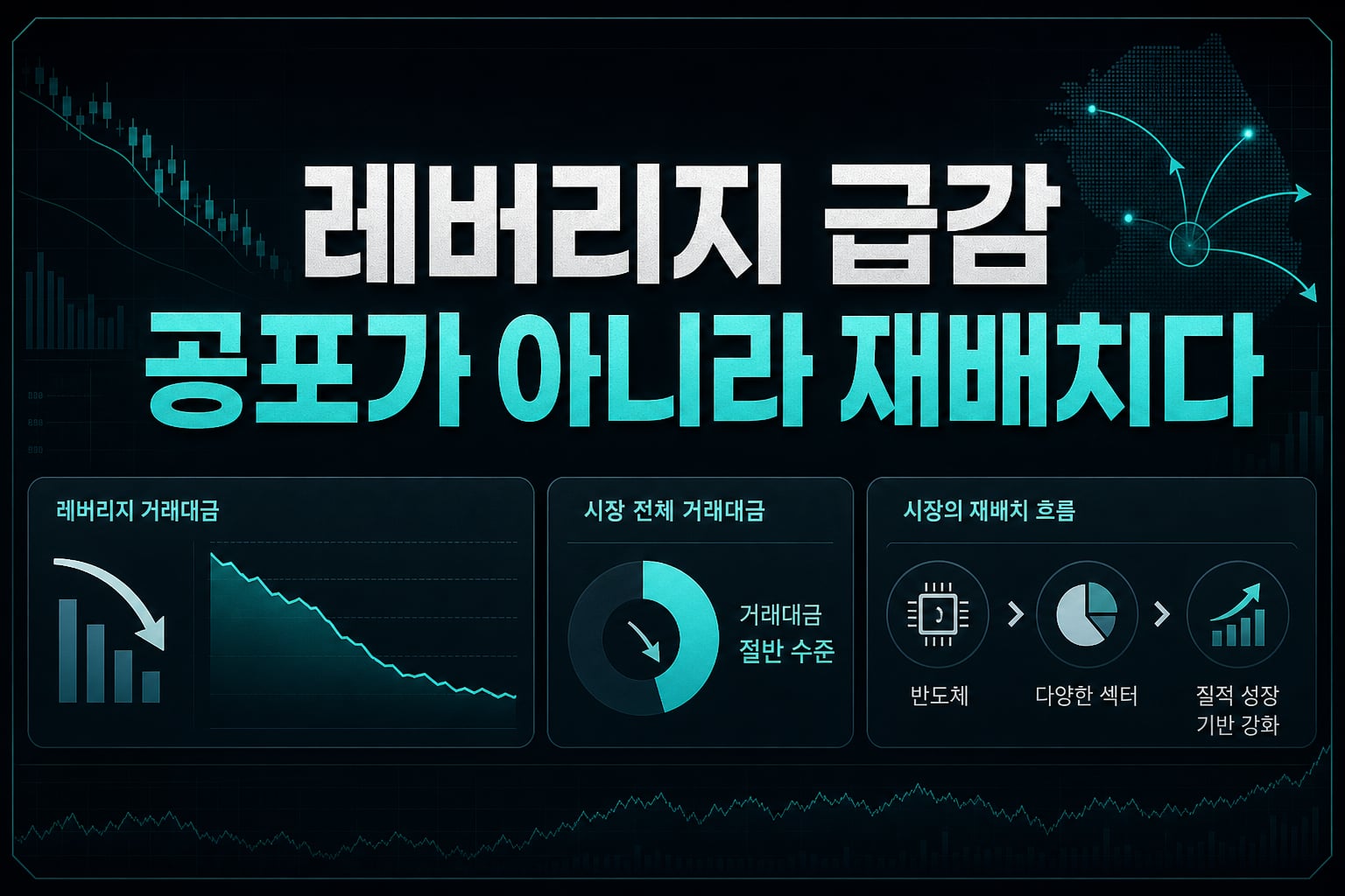 레버리지 급감, 공포가 아니라 재배치다