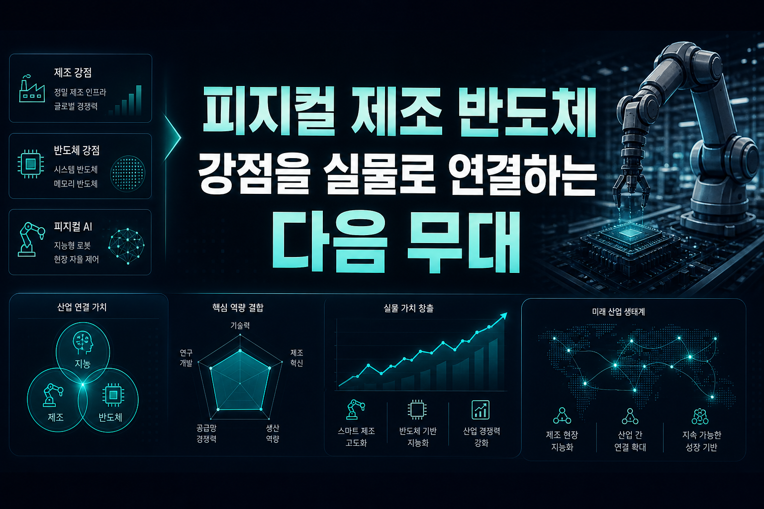 피지컬 AI, 제조·반도체 강점을 실물로 연결하는 다음 무대