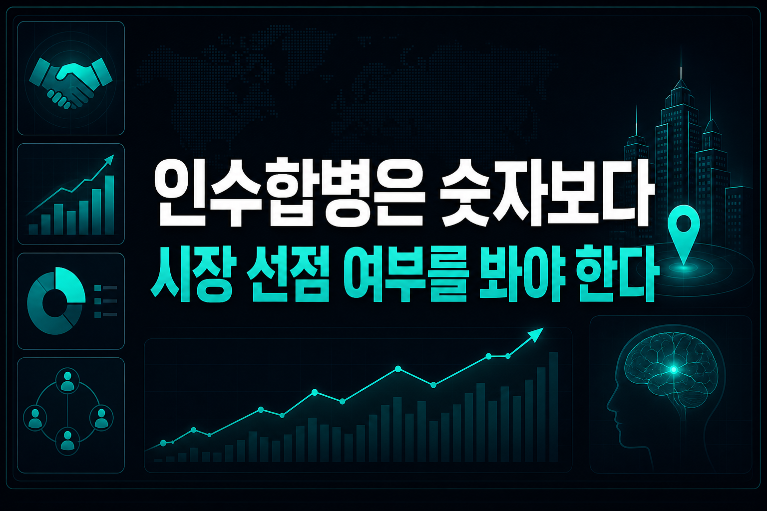 인수합병은 숫자보다 시장 선점 여부를 봐야 한다