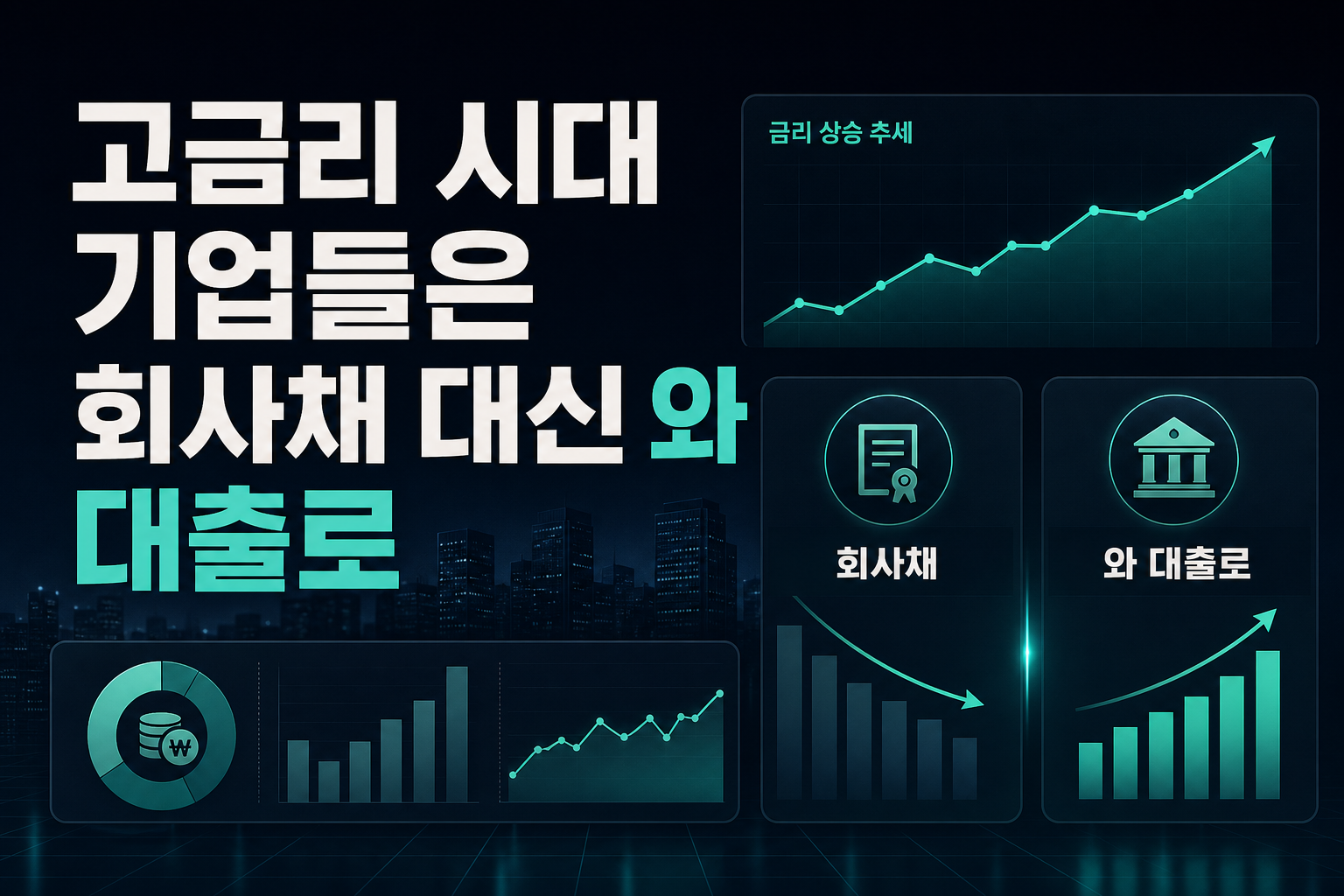 고금리 시대, 기업들은 회사채 대신 CB와 대출로