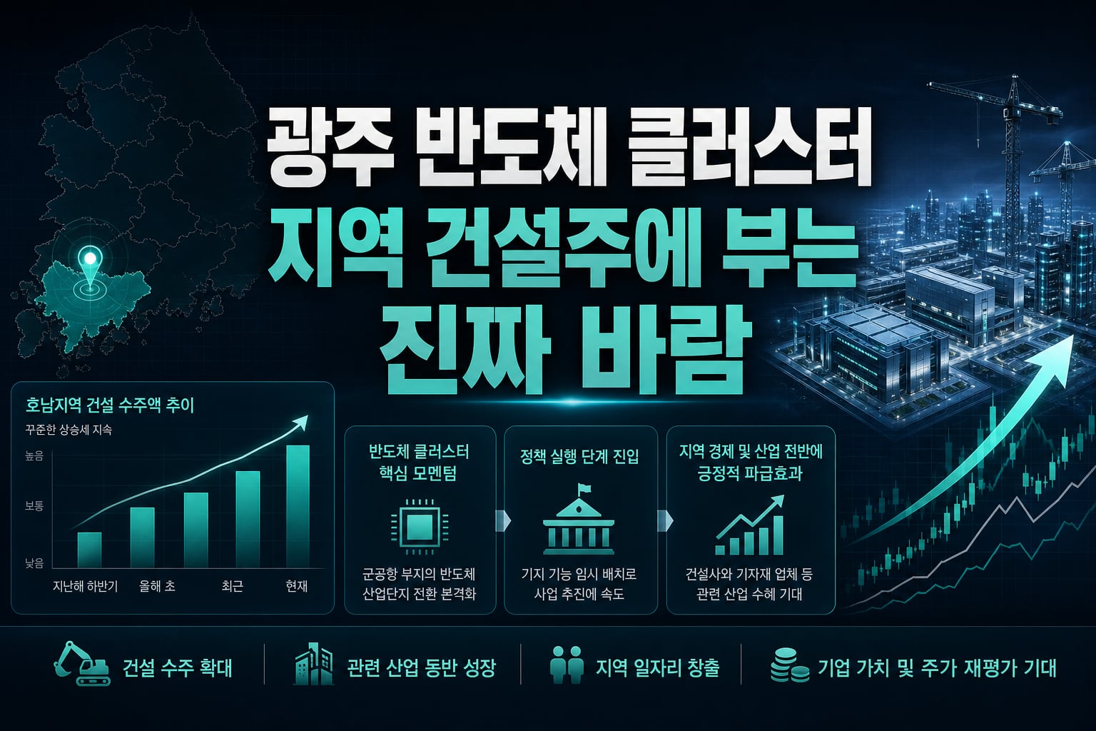 광주 반도체 클러스터, 지역 건설주에 부는 진짜 바람