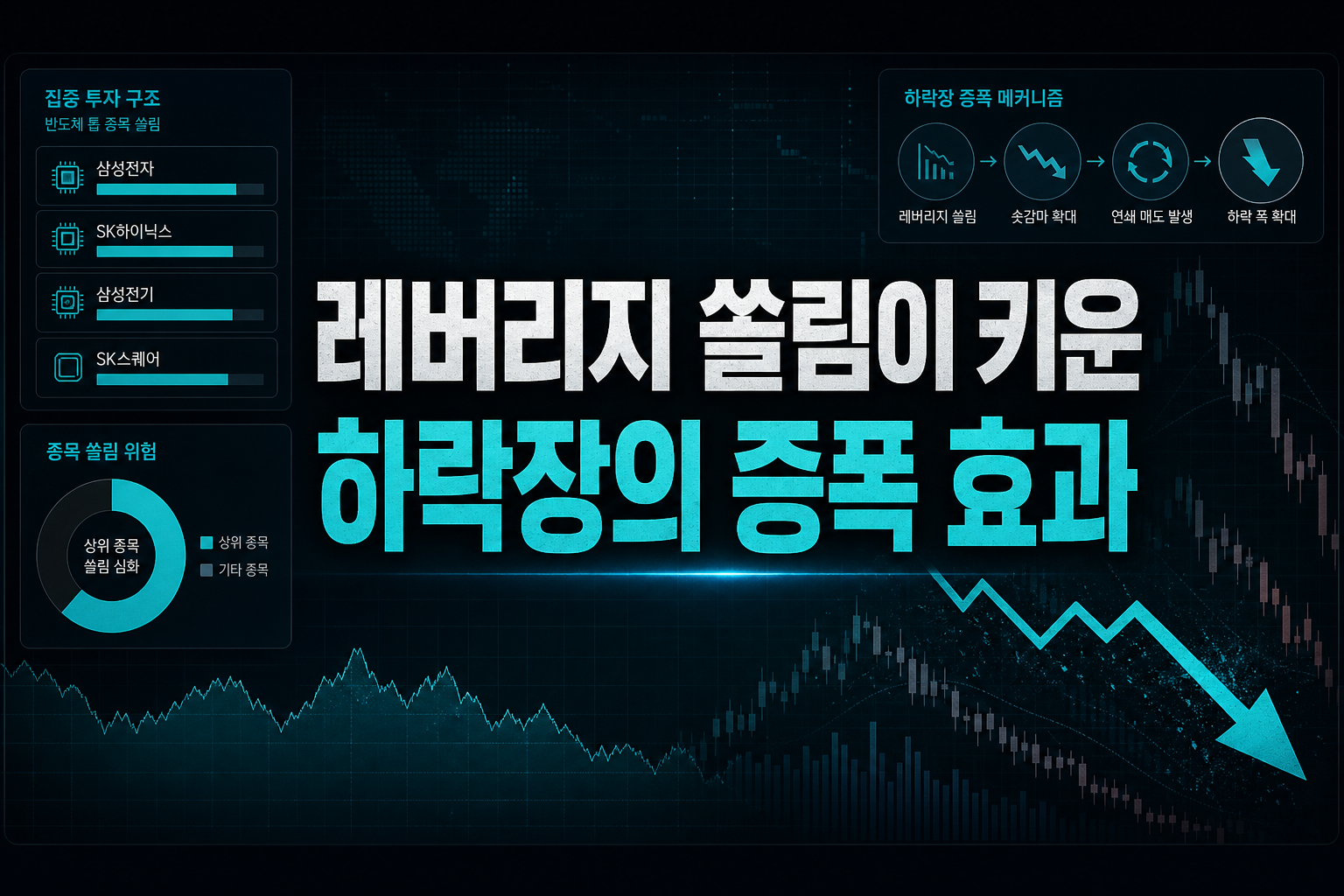 레버리지 쏠림이 키운 하락장의 증폭 효과