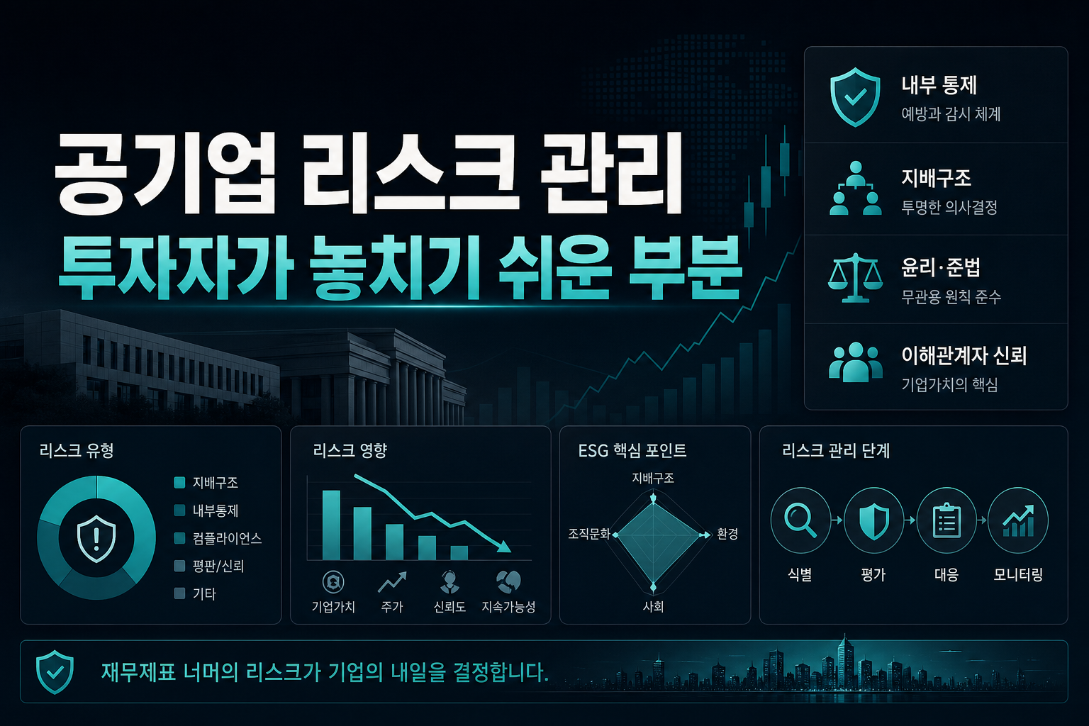 공기업 리스크 관리, 투자자가 놓치기 쉬운 부분