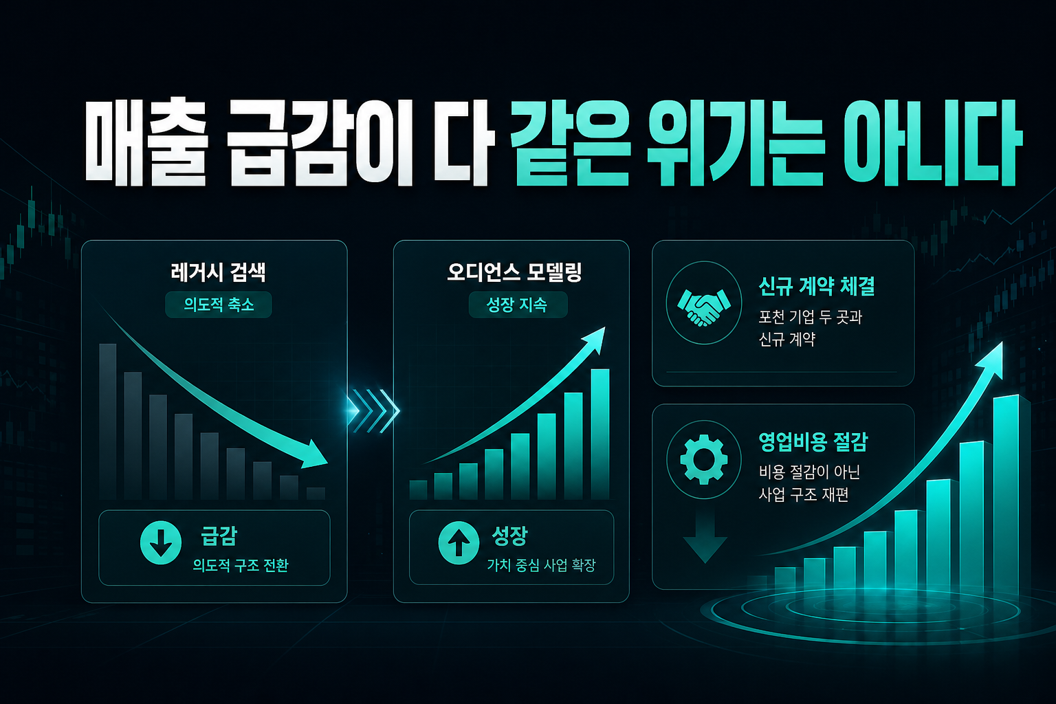 매출 급감이 다 같은 위기는 아니다