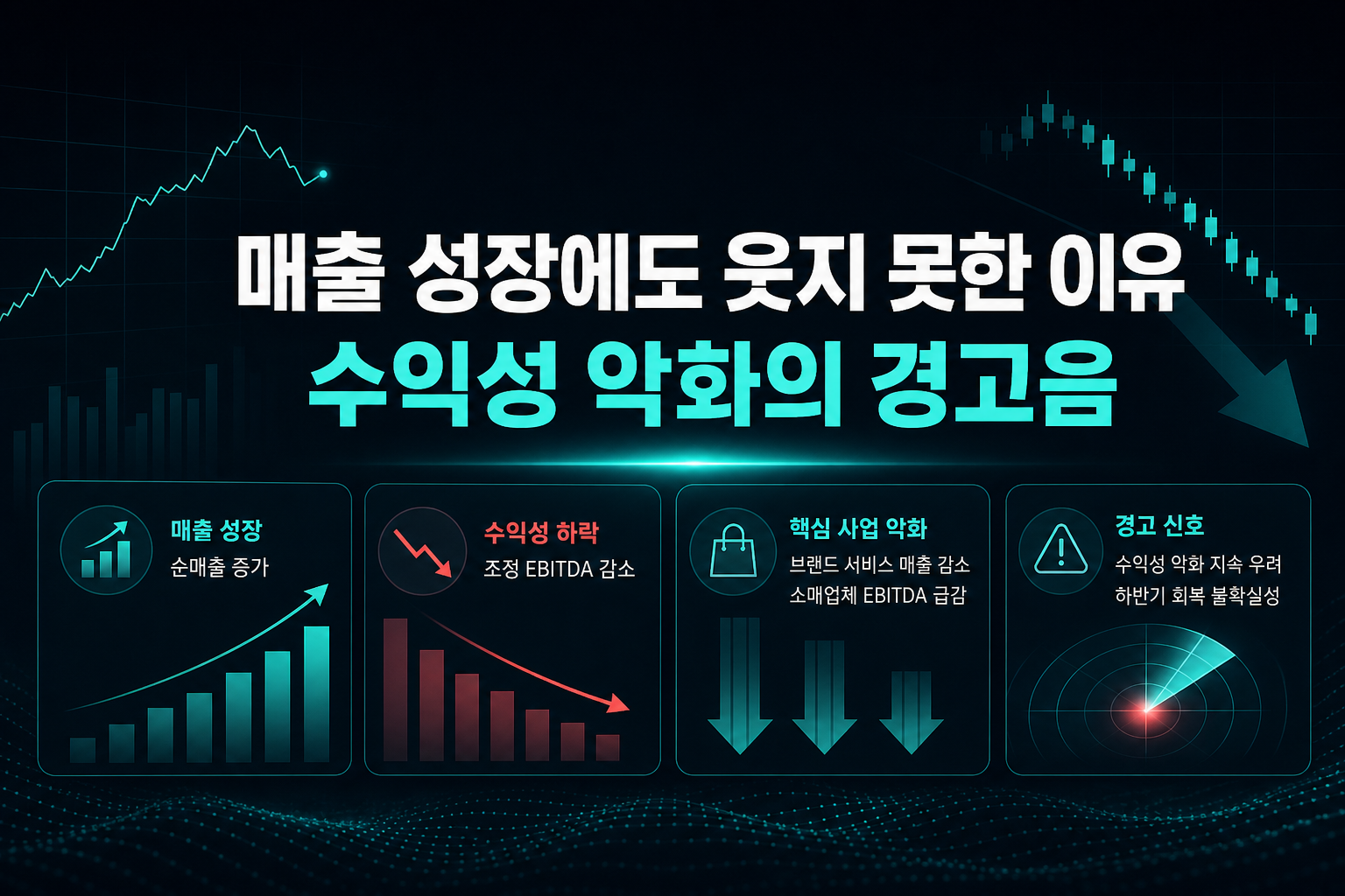 매출 성장에도 웃지 못한 이유, 수익성 악화의 경고음