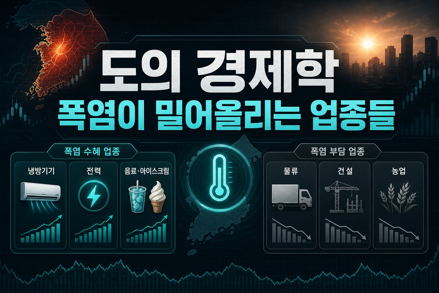 42.5도의 경제학, 폭염이 밀어올리는 업종들