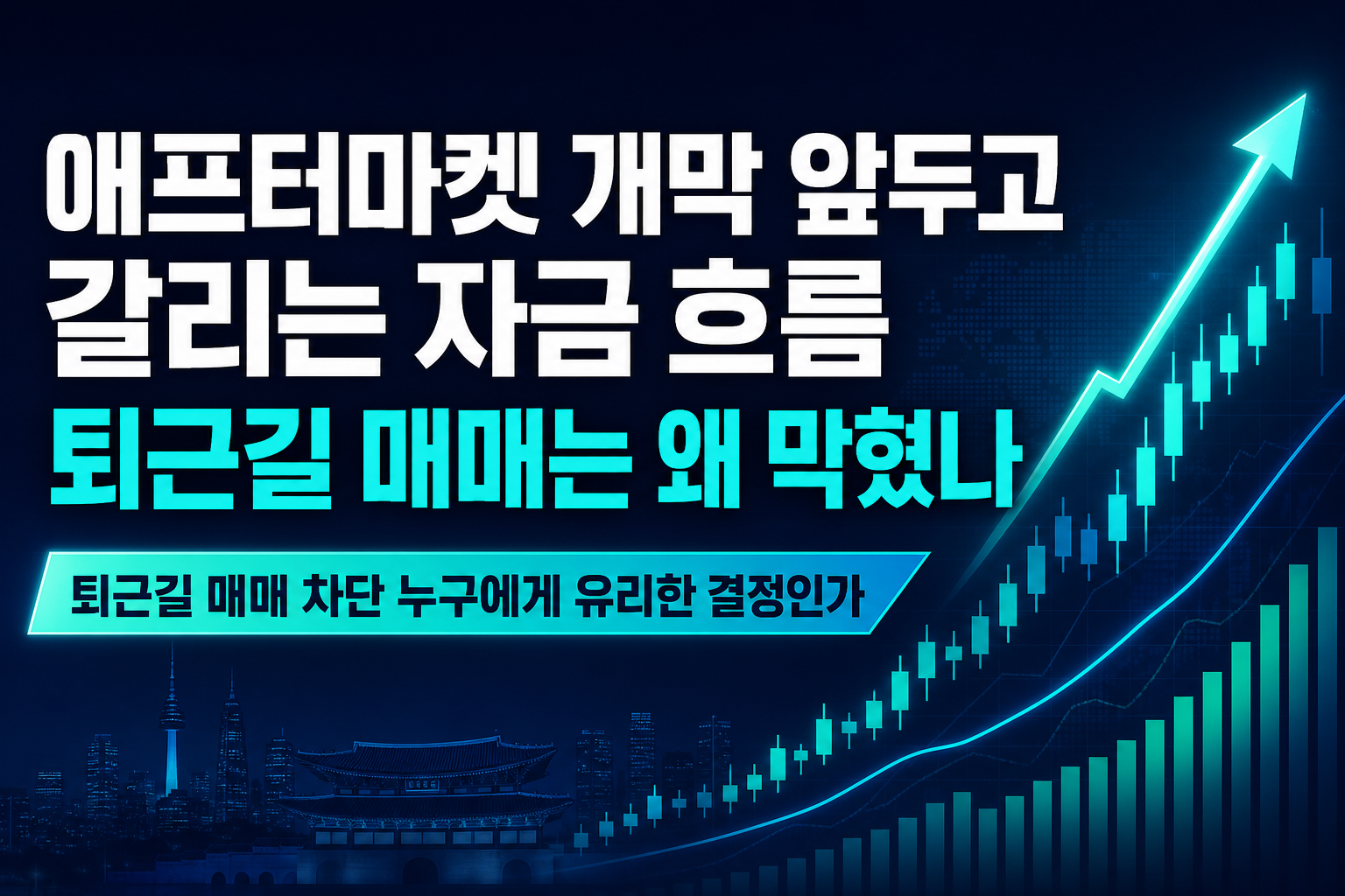 애프터마켓 개막 앞두고 갈리는 자금 흐름, ETF 퇴근길 매매는 왜 막혔나
